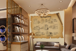 Regal Jewellers Storywall by Athma Art Studio