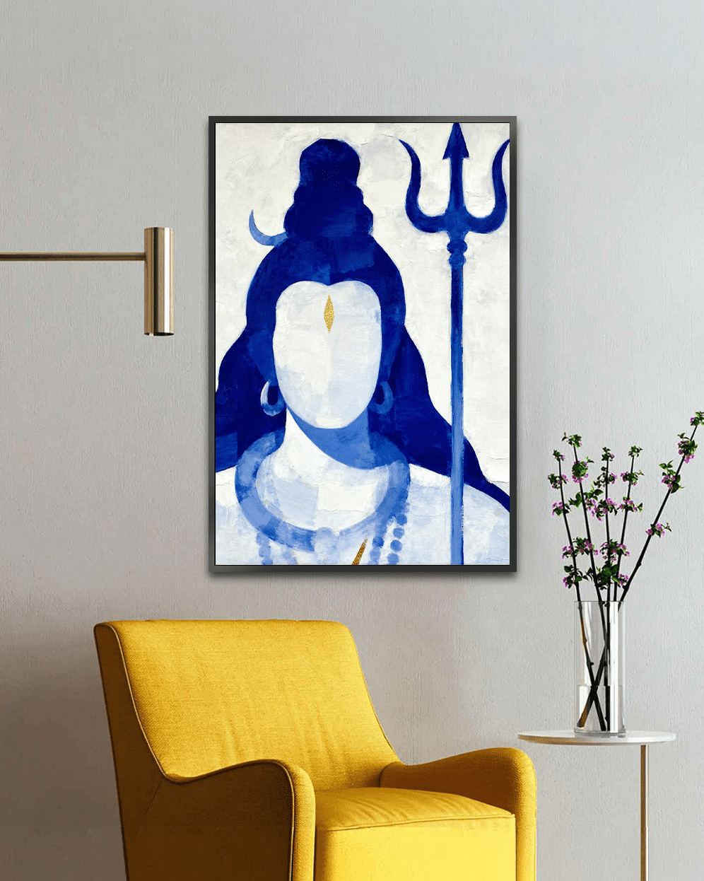 Divine Presence – Modern Abstract Shiva Artwork - Image 2