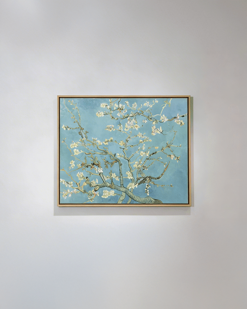 Almond blossom wall art inspired by Vincent van Gogh