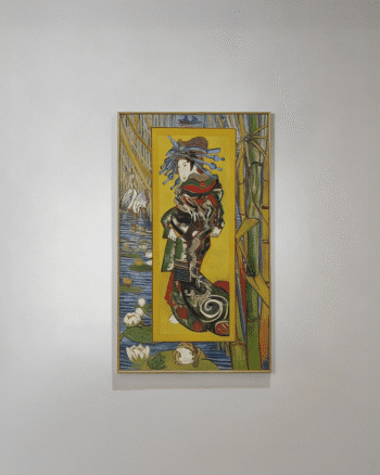 Courtesan wall art inspired by Vincent van Gogh