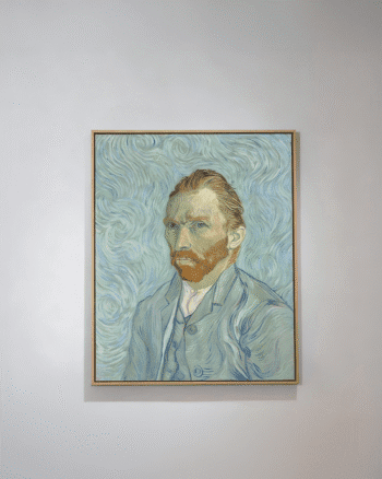 Self portrait wall art inspired by Vincent van Gogh