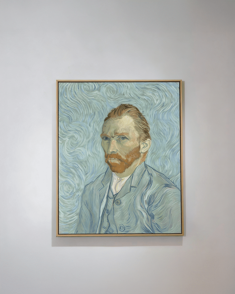 Self portrait wall art inspired by Vincent van Gogh