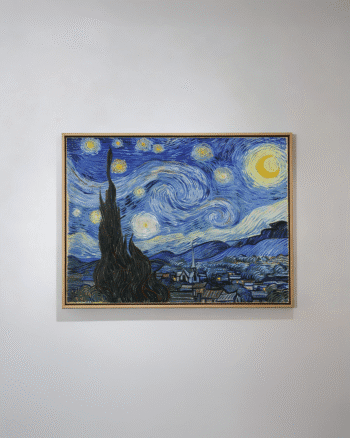 Starry Night wall hanging art inspired by Vincent van Gogh