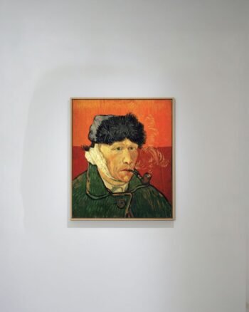 Self portrait with bandaged ear wall art inspired by Vincent van Gogh
