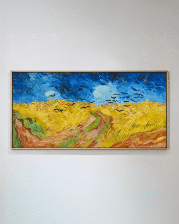 Wheat field with crows wall art inspired by Vincent van Gogh